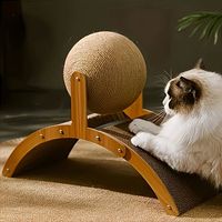 Jouet pour chat en corde de papier solide imperméable, balle durable pour l'exercice et le jeu des chats actifs