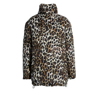 Chaqueta acolchada ligera con cremallera y manga larga con capucha para mujer, chaquetas de ropa de mujer de diseño superior personalizado - Product Image 1