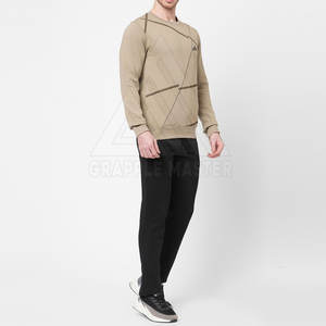 ชุดสเวตเตอร์2ชิ้นสำหรับผู้ชายพิมพ์ลายโลโก้ได้ตามต้องการ - Product Image 5