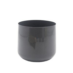 แจกันดอกไม้ทรงกลมดีไซน์ยอดนิยมงานประดิษฐ์สำหรับบ้านห้องนั่งเล่นแจกันจัดดอกไม้สีเทา - Product Image 3