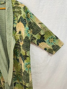Indien fait à la main Kantha couette veste courte Kimono femmes imprimé fleuri matelassé hiver manteau été saison noël vente en gros - Product Image 2