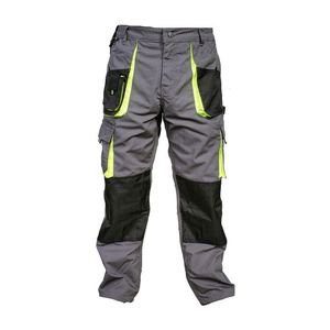 Pantalon cargo en coton à taille mi-haute, lavage foncé, design personnalisé pour hommes, poids moyen, devant plissé, style streetwear, directement de l'usine - Product Image 1