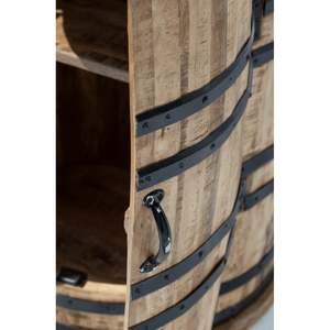 Alani Industrial Barril Cocktail Mueble 100x65CM Material Madera - Product Image 6