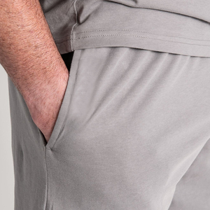 Conjunto de Pantalones Cortos de Rizo de Manga Corta para Hombre, Camisa Informal de Algodón, Antiarrugas, 100% - Product Image 3