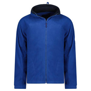 Custom logo Embroidered Streetwear Men's Full Zip Loose Fit Polar <b>Fleece</b> <b>Thermal</b> Warm Pullover Jacket with Pocket - Product Image 2