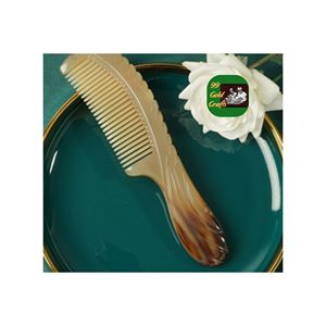 PEIGNE À CHEVEUX EN CORNE DE BUFFLE DE BOEUF NOIR MATÉRIEL NATUREL FABRIQUÉ À LA MATÉRIEL ADAPTÉ À UN USAGE À DOMICILE ET À UN CADEAU FABRIQUÉ AU VIETNAM - Product Image 6
