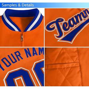 Su propio logotipo de marca de diseño/imagen personalizada en cualquier lugar hombres mujeres DIY chaqueta de cuello alto de moda chaqueta nueva de moda - Product Image 4