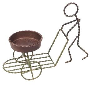 Ensemble de bougeoirs en fer rustique, cadeau de Noël, écologique, fait à la main, vente en gros, décorations pour les entreprises - Product Image 6