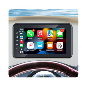 Jmc Marine đài phát thanh 8inch màn hình cảm ứng thuyền Stereo Carplay Android Auto FM AM RDS BT cuộc gọi Waterpoof cho Golf ATV UTV - Product Image 1