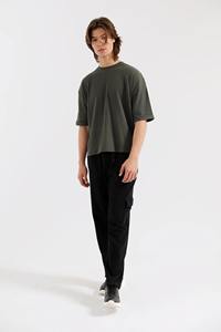 High Quality Heavy <b>Weight</b> Boxy Fit Men's T-shirt Casual Oversized T-shirt <b>Blank</b> Custom Oversized T-shirt for Men - Product Image 3