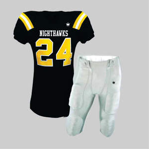 Uniforme de fútbol americano para adultos, conjunto transpirable de talla grande con logotipo de nombre de equipo impreso - Product Image 4