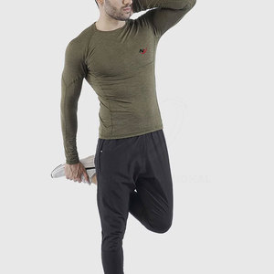 Camisas de compresión para hombre con estampado de logotipo personalizado más vendidas hechas en Pakistán - Product Image 5