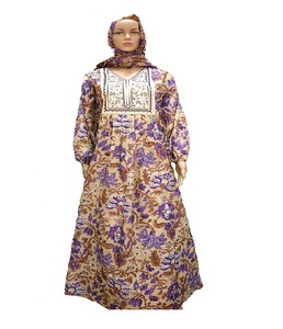 Aishwary Creation Premium Quality Floral Printed Modest Long Sleeve Maxi Jalabiya Dress Headscarf Party <b>Islamic</b> <b>Clothing</b> for - Product Image 3