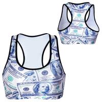 Women's Summer Sexy Athletic Workout Fitness Push-up Wire-Free Sports Bra Removable <strong>Pads</strong> Breathable Gym Yoga <strong>Tops</strong> Custom Logo