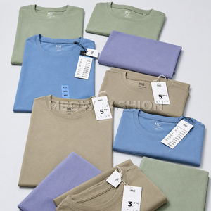 Lot de T-shirts unis de style décontracté premium du Bangladesh, manches courtes, unisexe, vente en gros, directement de l'usine - Product Image 4