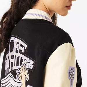 Nouvelles vestes varsity tendance pour femmes, y compris les vestes varsity personnalisées pour femmes grandes tailles et les vestes letterman pour femmes, vente en gros. - Product Image 5