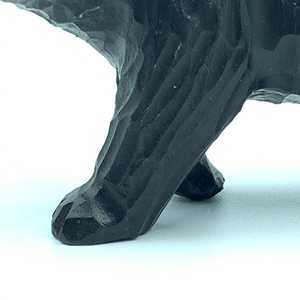 YEEYAYA intagliato a mano 5 \ "scultura in legno statua per la decorazione della casa regalo di natale statuetta animali selvatici camera decorazione - Product Image 2