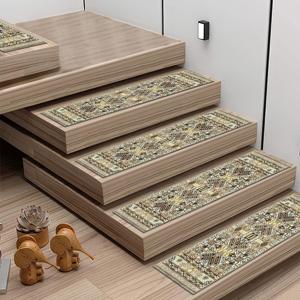 Tappeto turco a gradini, Tappeto vintage a gradini, Tappeto lavabile, Tappeto a gradini personalizzato - Product Image 4