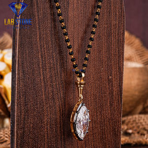 4.47 TDW Marquise CUT สีเหลืองทองเพชร mangalutra สี EF-VS ผู้หญิงของขวัญแต่งงานกับ labstone - Product Image 3