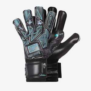 Gants de gardien de but en cuir de haute qualité personnalisables et sains avec ajustement personnalisé et poignée en latex de football - Product Image 6