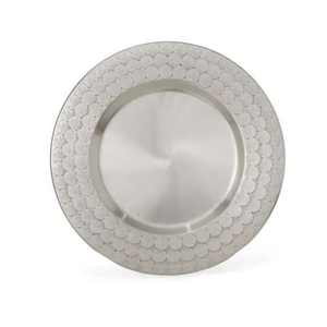 Assiette de service en forme d'hexagone, nouvelle, en argent plaqué, vaisselle de qualité supérieure, bordure décorative, vaisselle de table, assiettes - Product Image 4