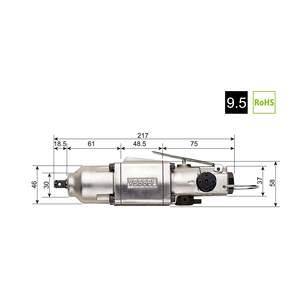 Clé à chocs pneumatique à marteau unique personnalisable, support OEM disponible - Product Image 2