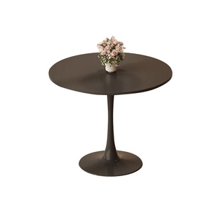 Mesa de tulipán pequeña personalizada para el hogar estilo de lujo moderno para dormitorio balcón ocio discusión tienda de té de la leche muebles de mesa pequeña - Product Image 2