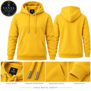 Sudadera con Capucha Azul Camuflaje para Hombre VANIA ENTERPRISES, Corte Regular, Diseño con Bolsillos, Estilo Casual - Product Image 4