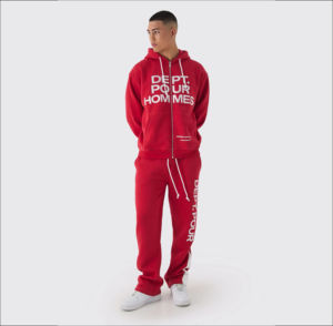 Survêtements de Sport personnalisés à impression bouffante pour hommes Jogging vêtements chauds vêtements de mode décontractés survêtements imprimés bouffants survêtement - Product Image 6