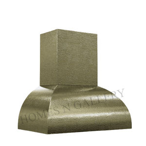 Nouvelle conception, haute qualité, finition laiton martelé naturel antique, pour îlot de cuisine et cheminée murale, couvercle de hotte murale - Product Image 5