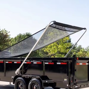 Remorque à benne basculante Top Sales 14000 lbs 14*7ft Remorque à benne basculante hydraulique Remorque à benne basculante robuste avec échelle - Product Image 5