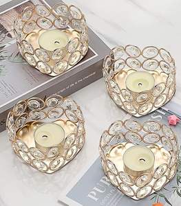 Vela de té en forma de corazón, soporte votivo HECHO DE Metal de alta calidad para el hogar, decoración del hogar, decoración de oficina - Product Image 1