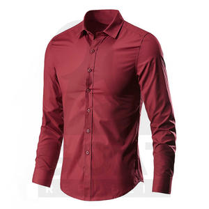 Camisas Casuales de Primavera de Estilo Formal con Botones, de Primera Calidad, de Poliéster/Algodón, Antibolitas y Transpirables, Servicio Personalizado OEM - Product Image 5