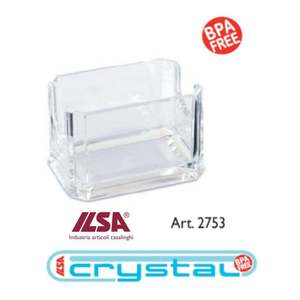 Portasacchetti Singolo per Zucchero e Tè Ilsa 8x5.5 cm in Acrilico Alimentare Resistente alle Temperature fino a +70°C - Strumento Specializzato - Product Image 1