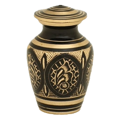 Urne souvenir en métal élégante pour les cendres du nourrisson Conception remarquable pour la crémation commémorative funéraire Urne commémorative pour nouveau-né - Product Image 2