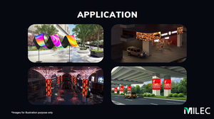 MILEC Flexi <strong>Curve</strong> LED <strong>Display</strong> Top Quality P1.25 P1.538 P1.88 P2 P2.5 P3.076 P4 - Product Image 4