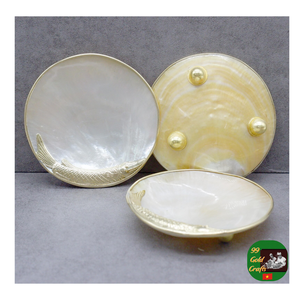 จานหอยมุกทำด้วยมือของตกแต่งด้วยเครื่องประดับเปลือกหอยมุกจานเสิร์ฟแบบพรีเมี่ยม - Product Image 6