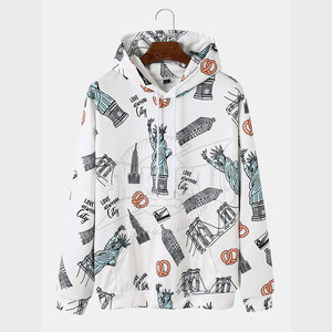 Sweat-shirts à sublimation de haute qualité, best-sellers, streetwear d'hiver, design à motif uni, teinture unie, col à capuche, personnalisables - Product Image 1