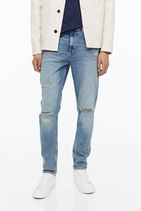 New Fashion Jeans Pants Wholesale Custom logo Slim <b>Fit</b> Distressed Jeans <b>Men</b> <b>Skinny</b> Denim Jeans <b>Men</b> - Product Image 5