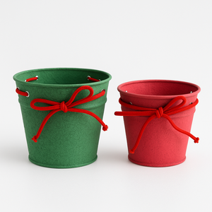 Jardinière vintage en métal galvanisé avec accent de corde rustique Décor de ferme élégant pour plantes d'intérieur et d'extérieur, herbes et fleurs - Product Image 2