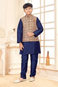 Pijama indio paquistaní de diseñador para niños, Punjabi Kameez, trajes de 3 piezas disponibles en precio al por mayor - Product Image 2