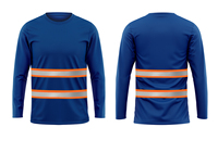 Camisa de Seguridad de Alta Visibilidad, Transpirable, Ecológica, de Secado Rápido, 100% Algodón, con Cintas Reflectantes, Verde, Manga Larga, para Hombre