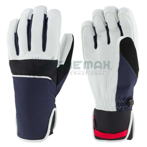 Durable insulated ski <b>gloves</b> for men waterproof snow <b>gloves</b> with adjustable wrist straps nonslip palms and <b>warm</b> fleece lining - Product Image 4