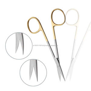 กรรไกรตัดกระจกตาแบบใช้ซ้ำได้ ความแม่นยำสูง ผลิตจากเหล็กกล้าไร้สนิมเกรดผ่าตัด รับผลิตแบบ OEM ได้ ได้รับการรับรองมาตรฐาน CE และ ISO - Product Image 1