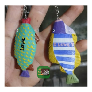 Sculpture artisanale en bois de poisson du Vietnam, décoration côtière, art mural, sculpture de table, souvenir, présentoir de vente au détail - Product Image 4