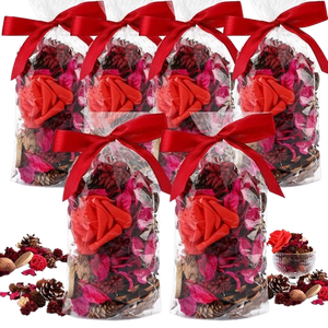 Popurrí Aroma Flores secas Popurrí Bolsas Ambientador Decoración de flores secas naturales Natural - Product Image 3