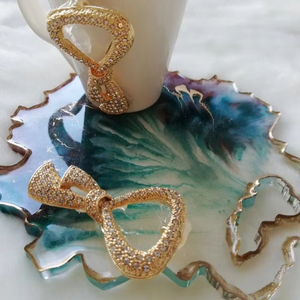 Bandeja de servicio de epoxi de resina hecha a mano NATURAL, elementos esenciales de cocina únicos para el hogar, restaurante, Hotel, servicio decorativo Tra - Product Image 1