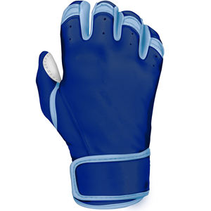 Gants de frappeur de baseball en cuir pour hommes, manchette courte, fabriqués à la main, souples, durables, respirants, imperméables, droitiers. - Product Image 5