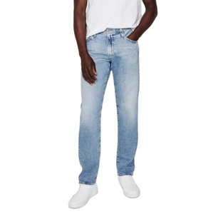 Jeans de Mezclilla para Hombre, Corte Regular, Tela Oxford Transpirable, Cierre de Botones, la Mejor Calidad a un Precio Razonable - Product Image 1