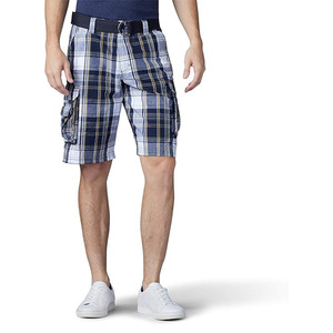 Short de basket-ball double couche en toile à mailles de style High Street pour hommes, respirant et personnalisé OEM, grande taille, motif solide - Product Image 1